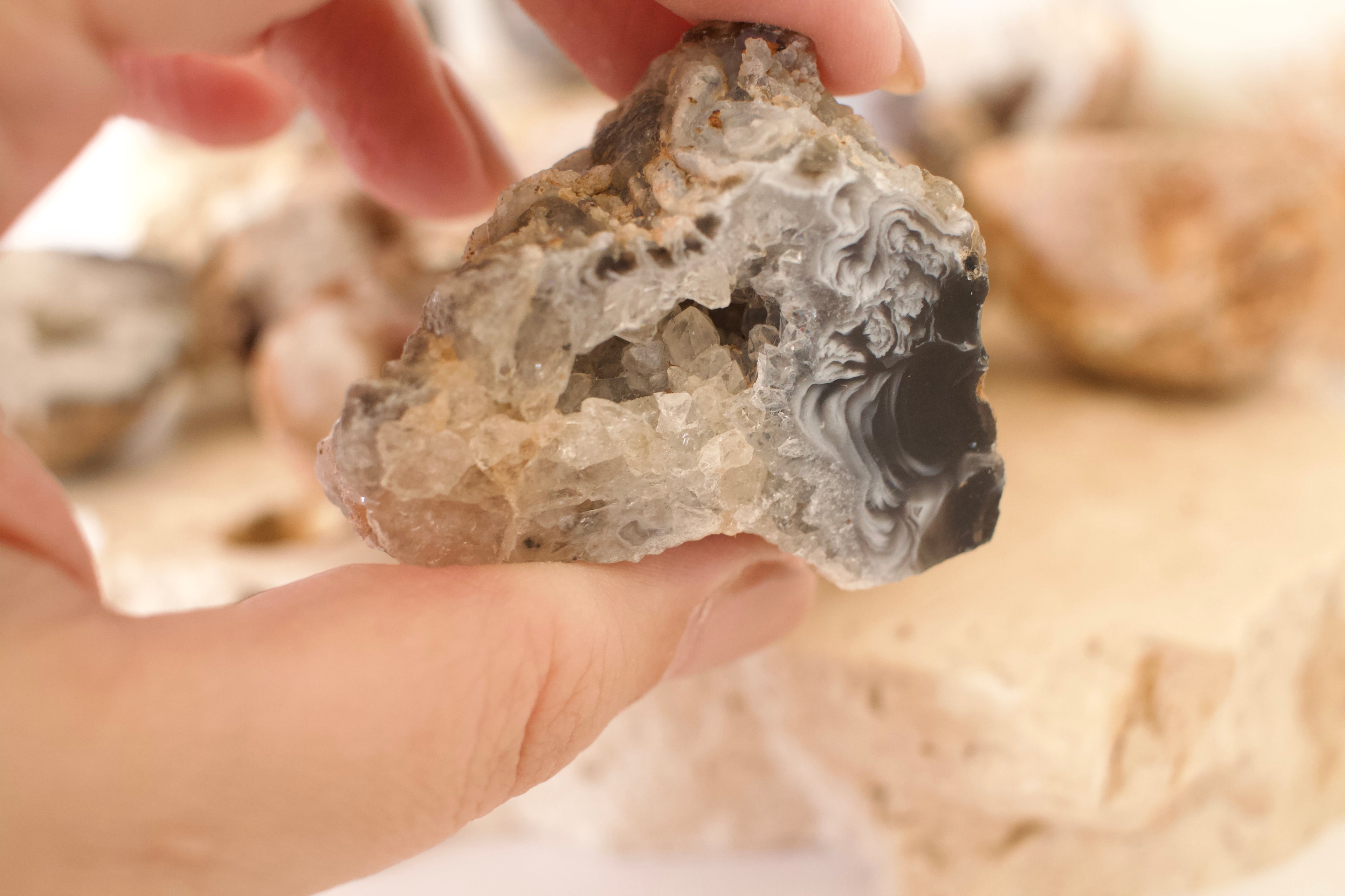 Oco Agate Geode from Brazil