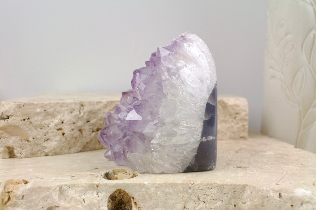 Light Purple Amethyst Cluster 7cm