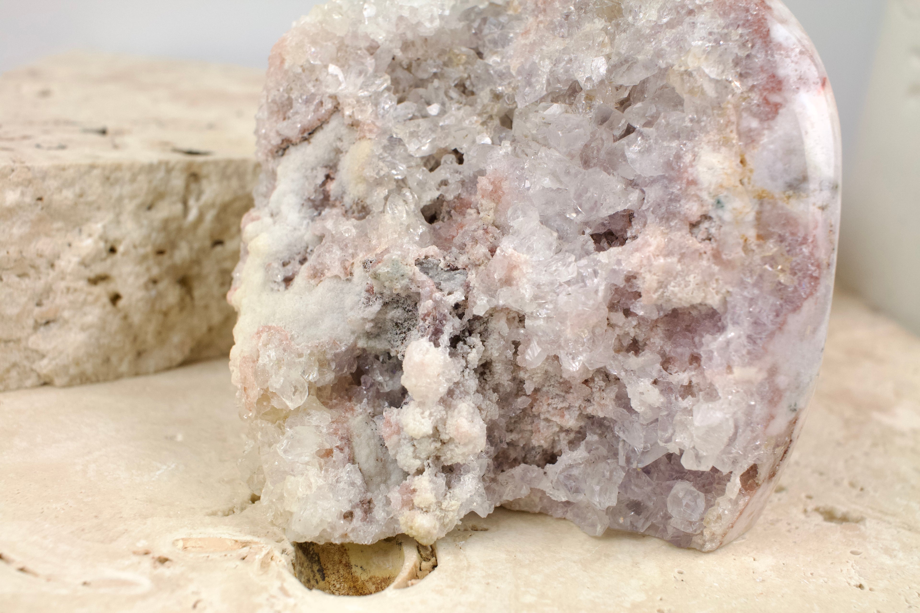 Pink Amethyst Cluster 9cm