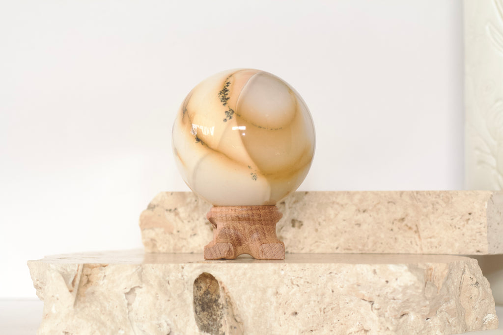 Mookaite Sphere with Dendrites 6.5cm