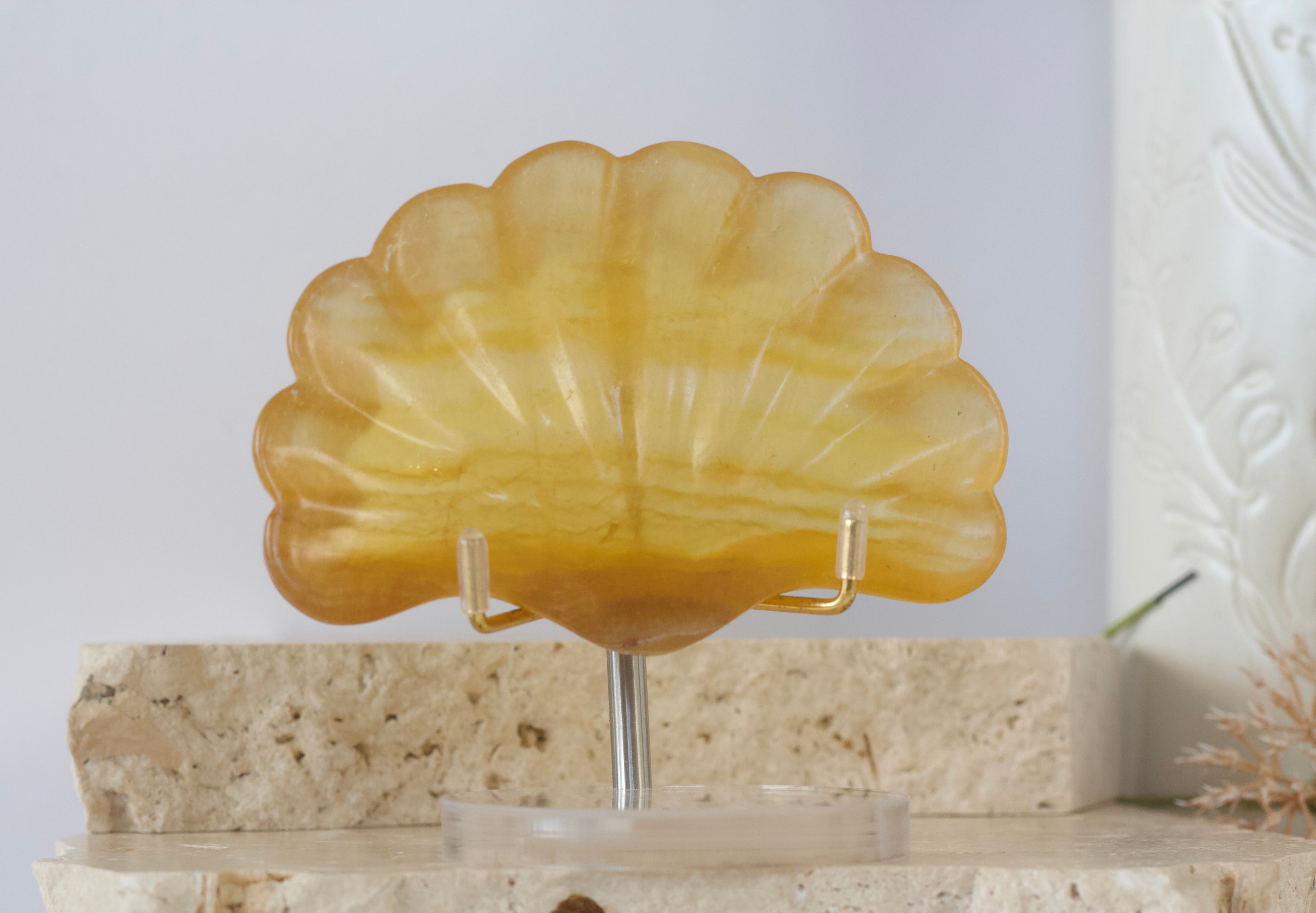 Fluorite Shell Dish 9.5cm - 12cm