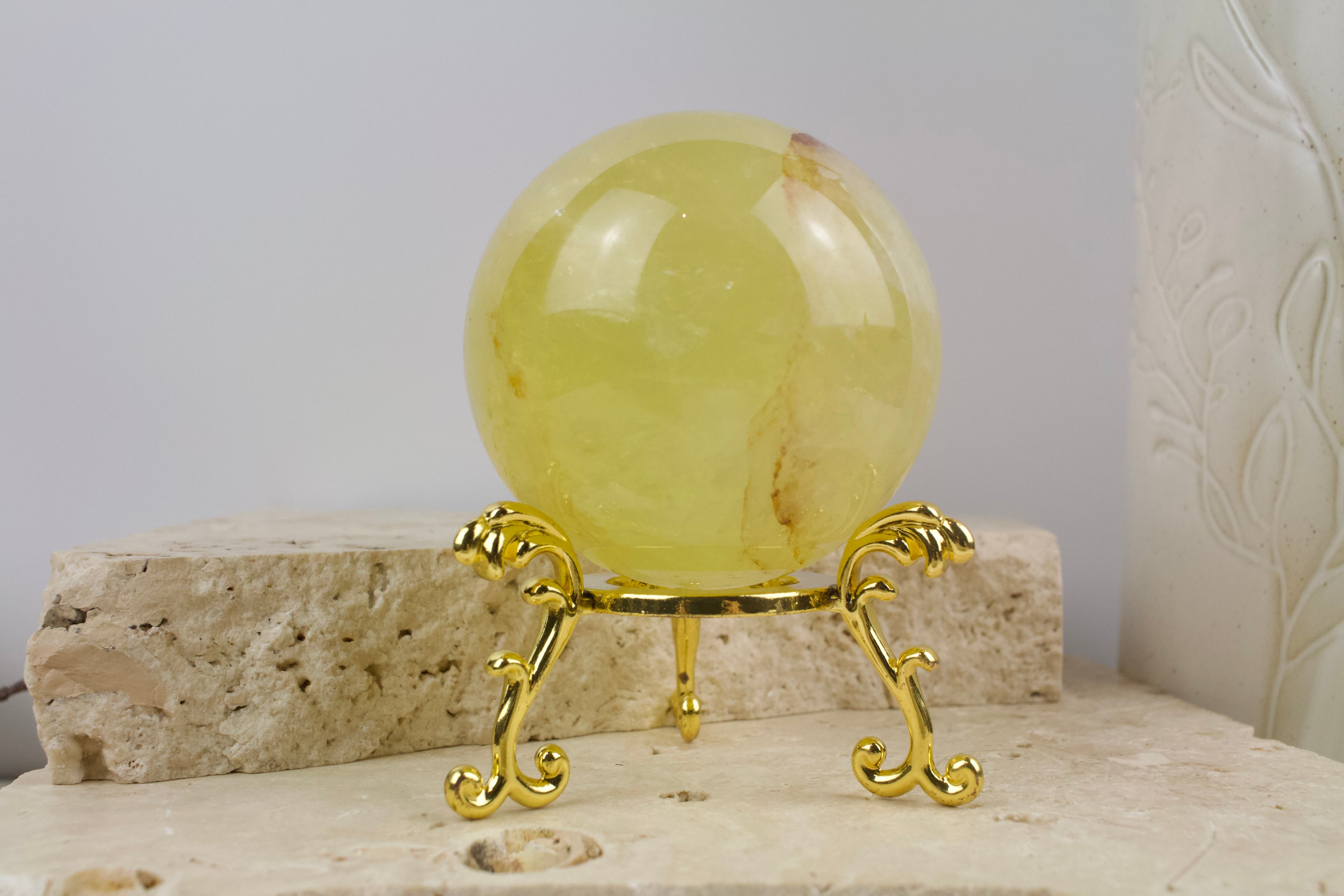Citrine Sphere 6.5cm