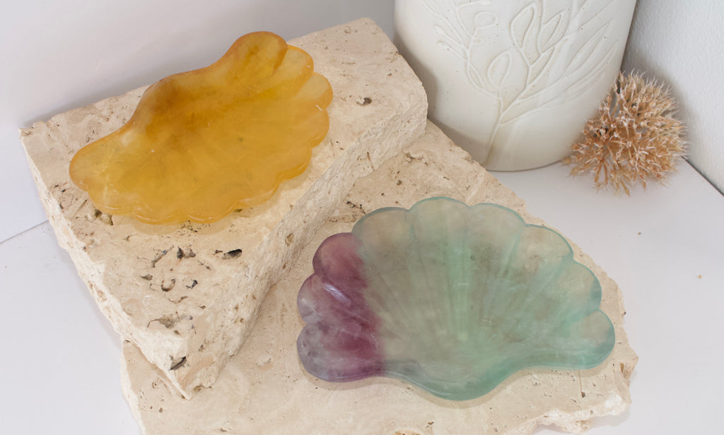 Fluorite Shell Dish 9.5cm - 12cm