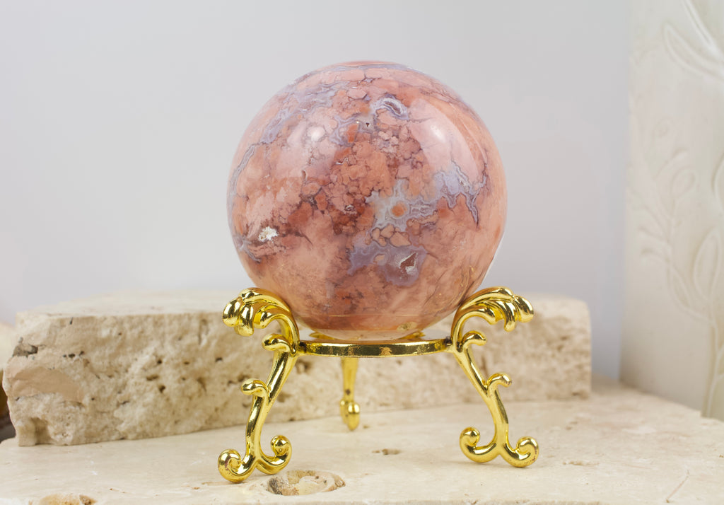 Pink Agate Sphere 6.3cm