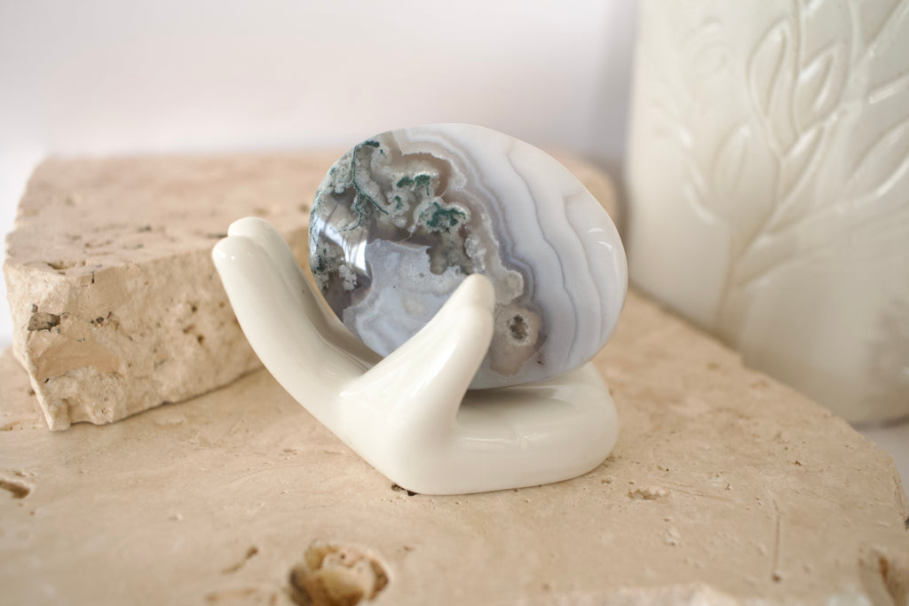 Ceramic Hand Stand for Spheres, Palms and Hearts