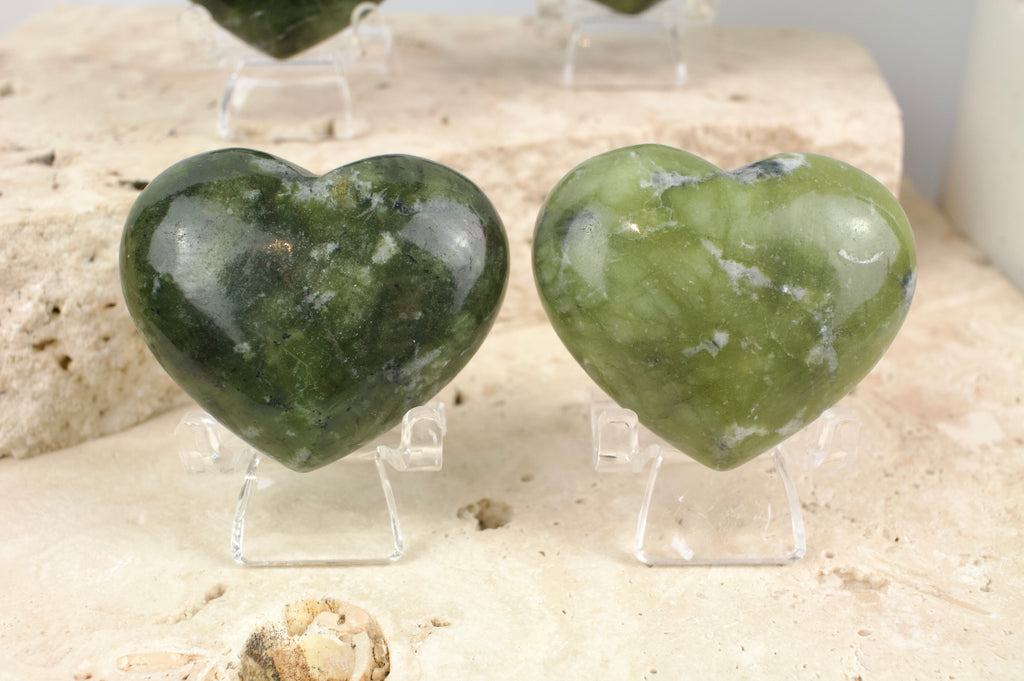 Green Jade Heart 4.5cm