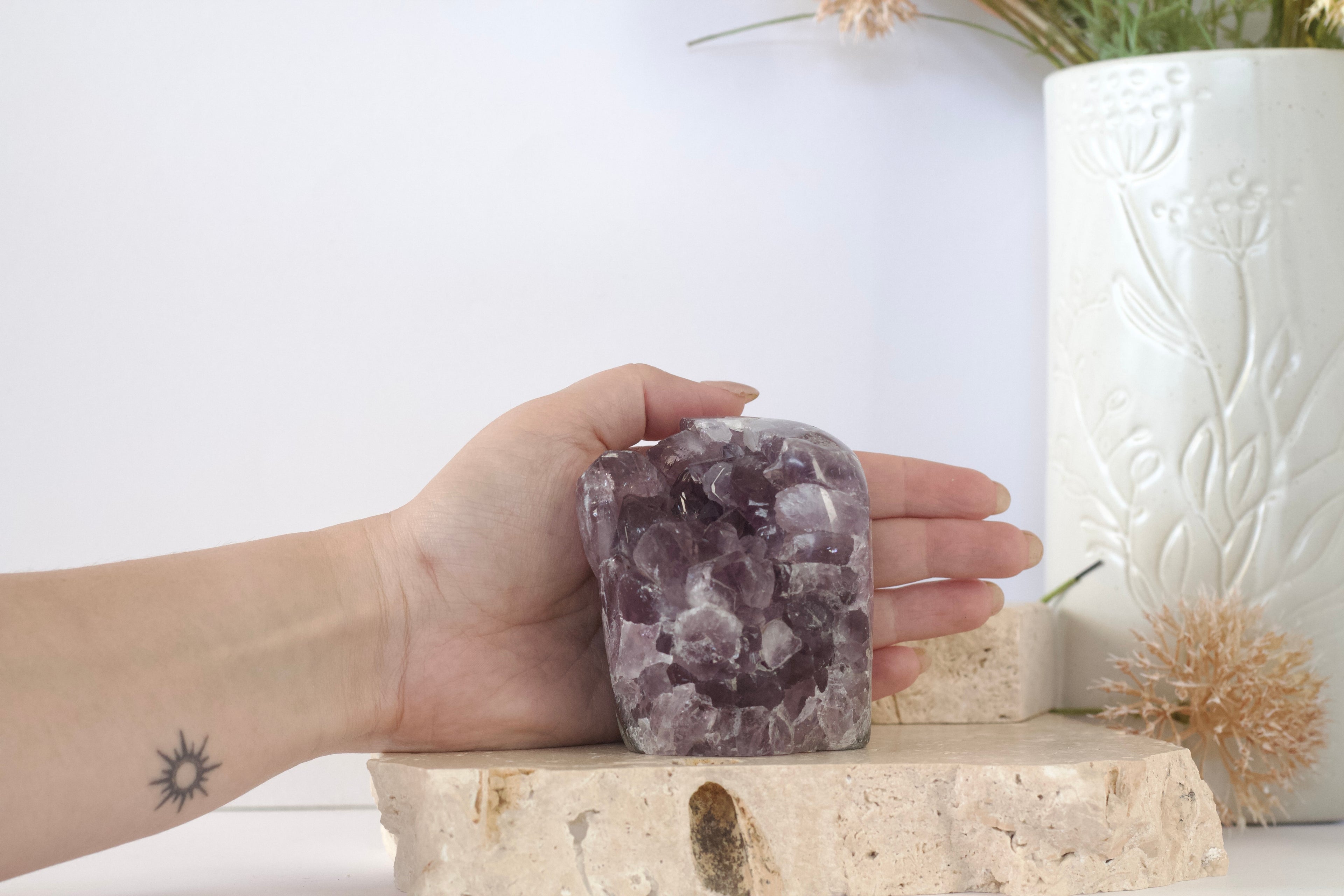 Amethyst Polished Edge Freeform 8cm