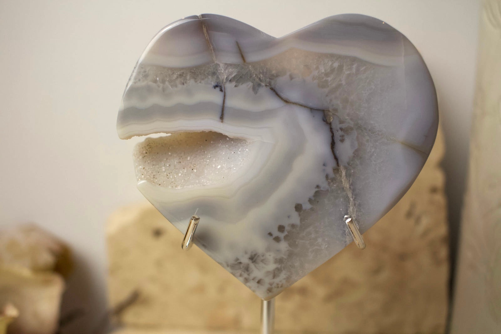 Agate Heart 9cm