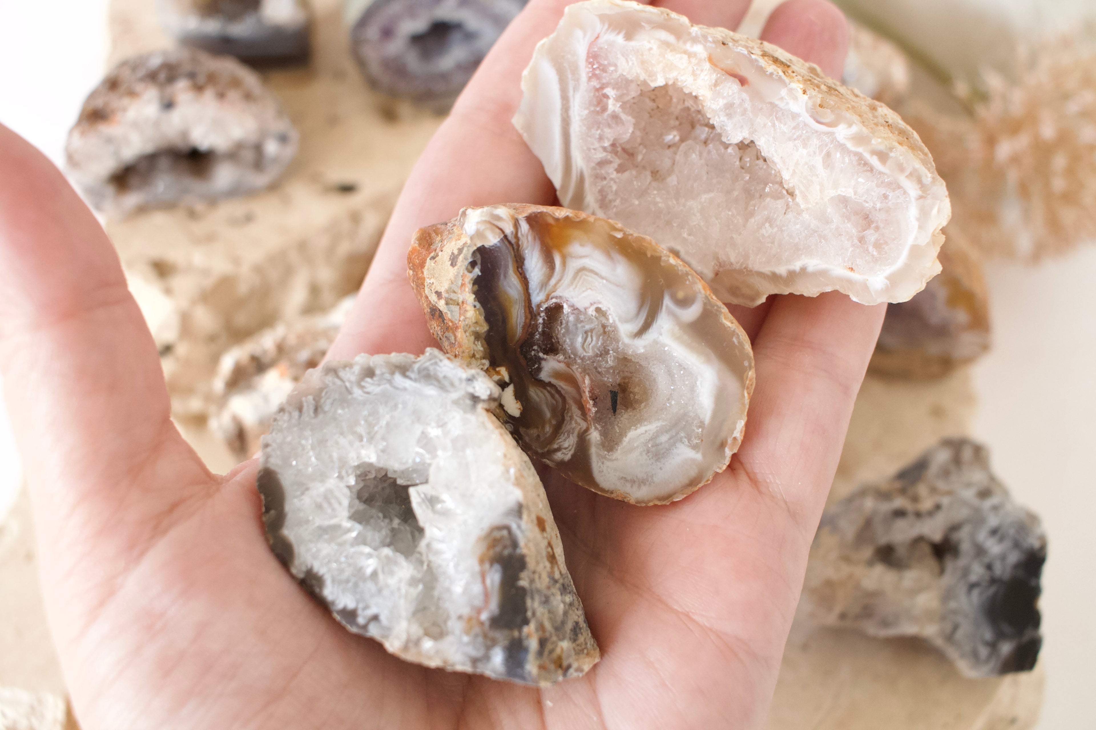 Oco Agate Geode from Brazil