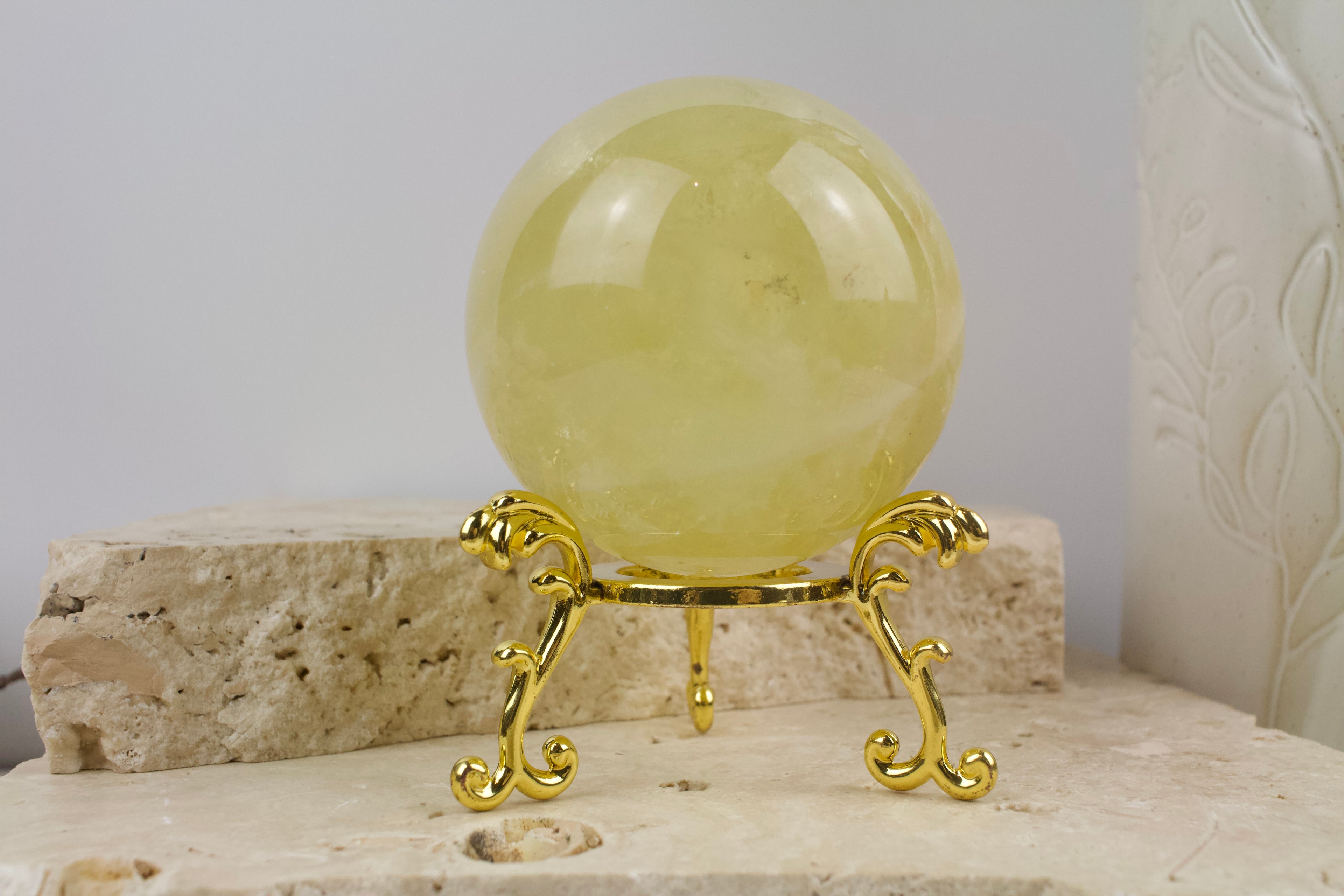 Citrine Sphere 6.7cm