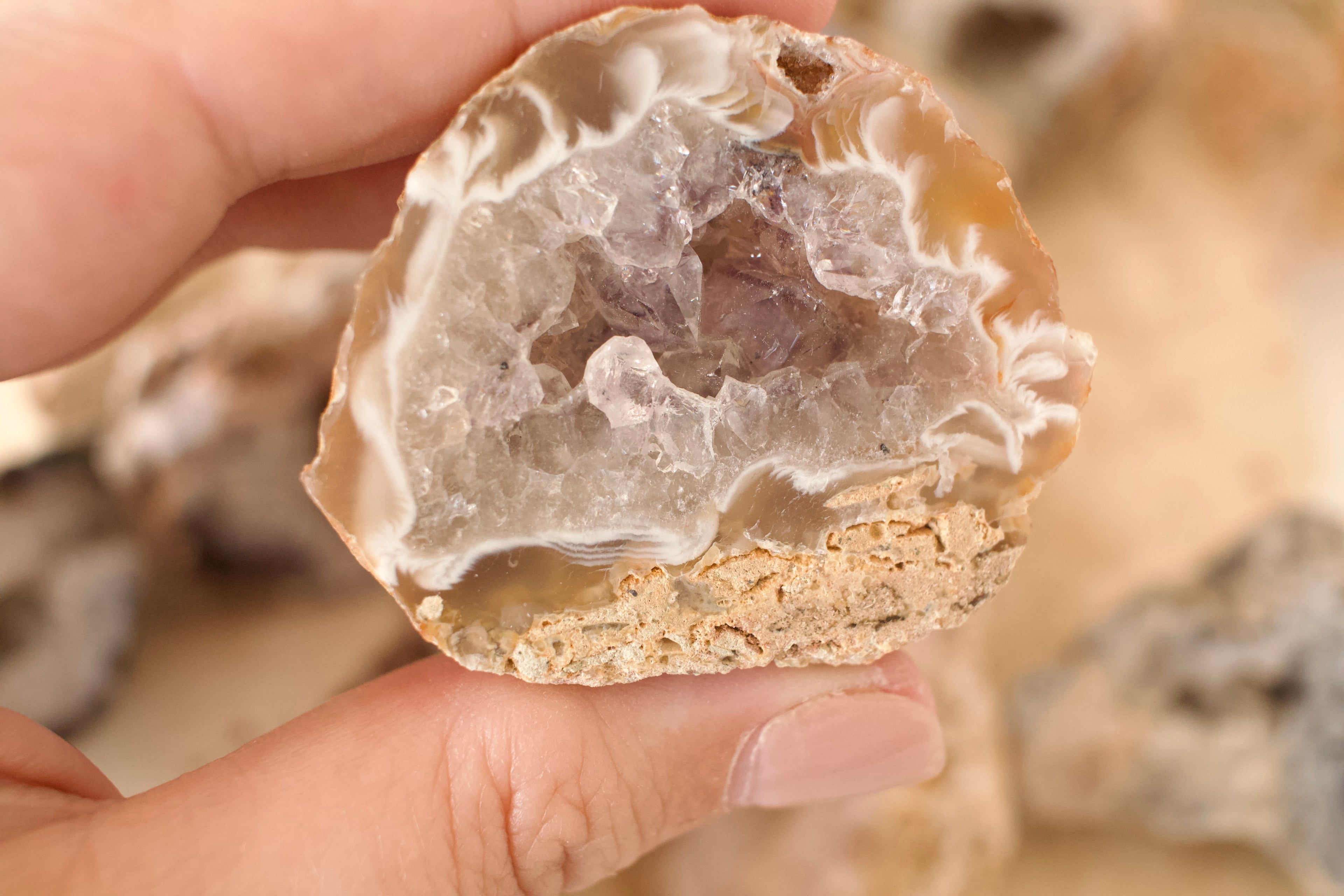 Oco Agate Geode from Brazil
