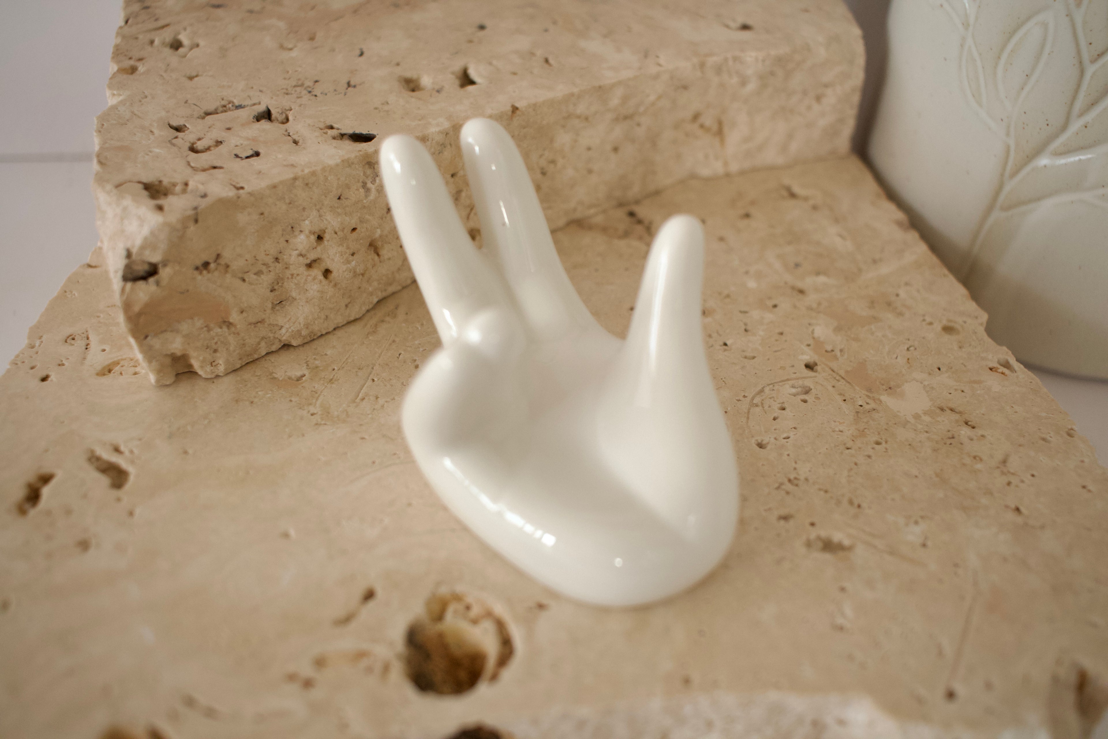 Ceramic Hand Stand for Spheres, Palms and Hearts
