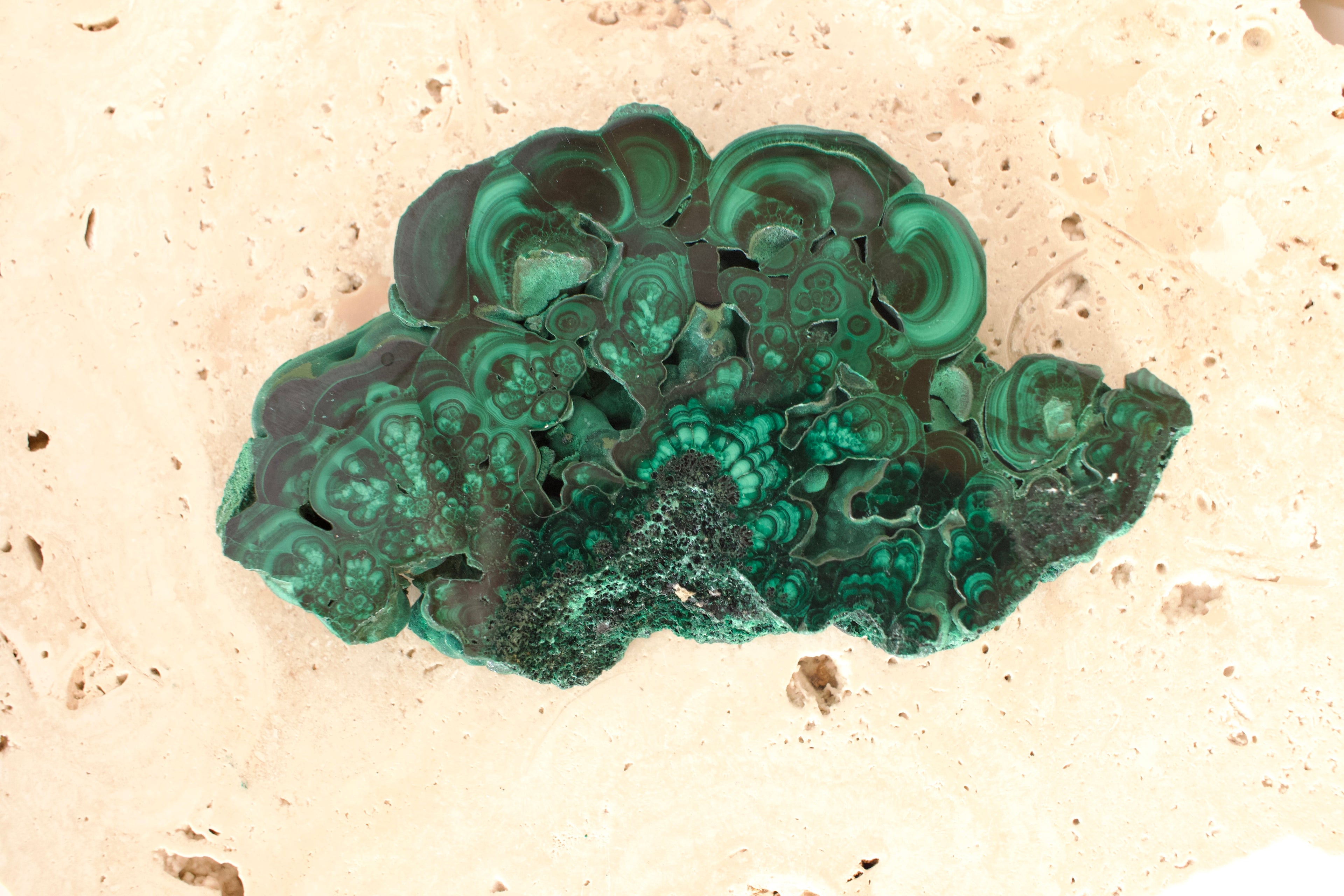 Malachite Slice 10.7cm