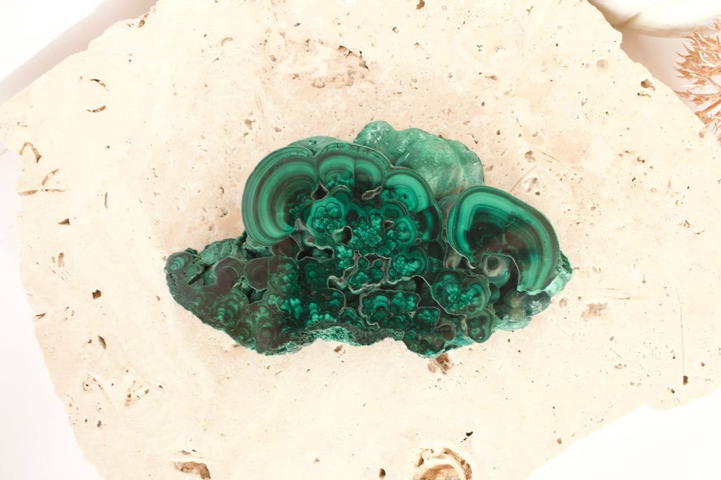 Malachite Slice 10.7cm