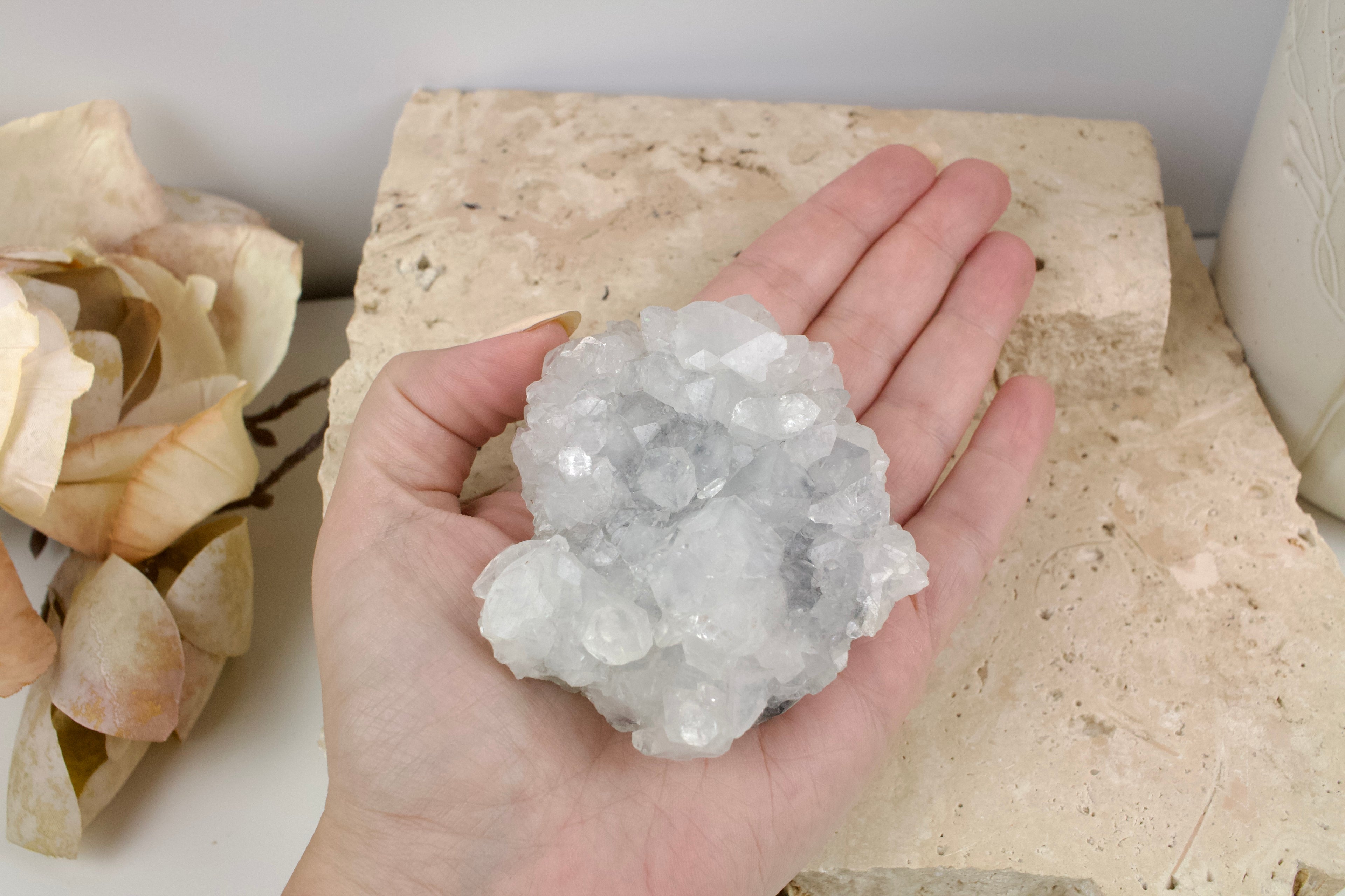 'Diamond' Apophyllite Specimen 7.5cm