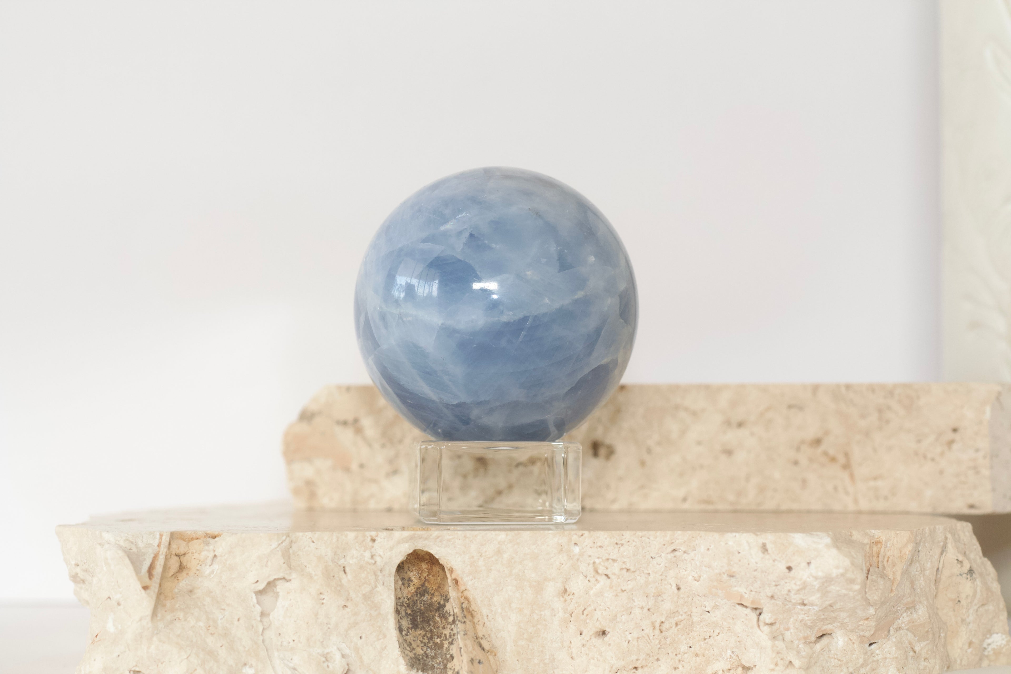 Celestite Sphere 6.2cm.