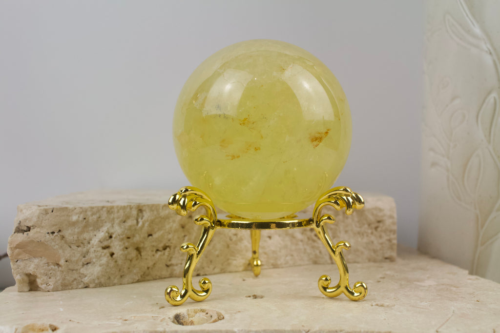 Citrine Sphere 6.5cm