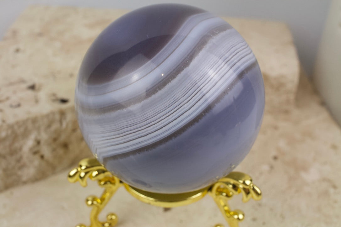 Banded Agate Sphere 6.3cm