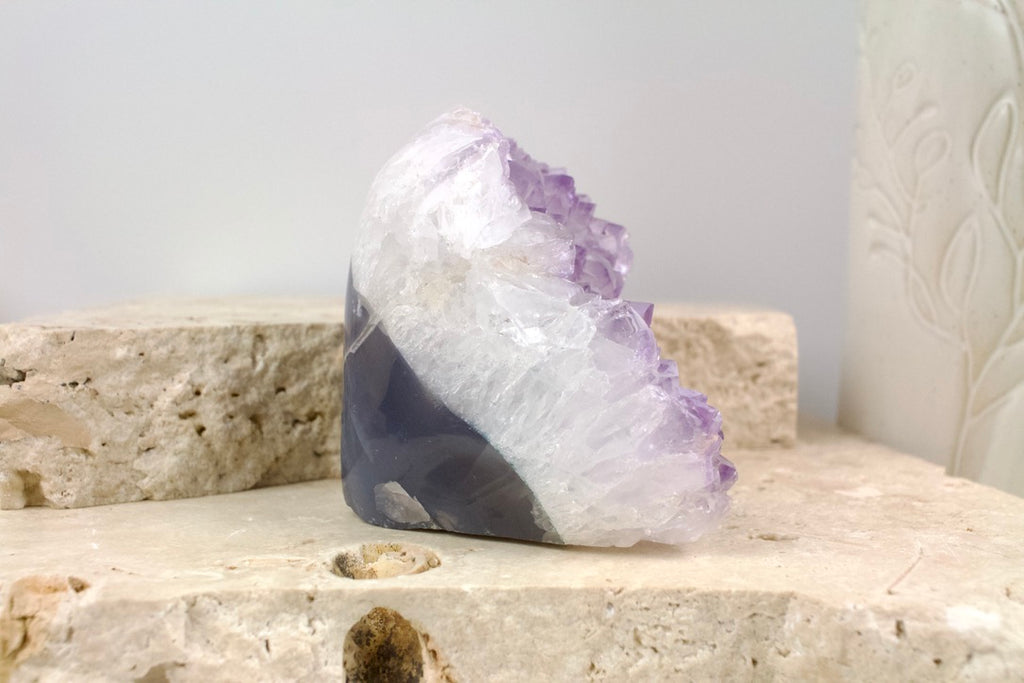 Light Purple Amethyst Cluster 7cm