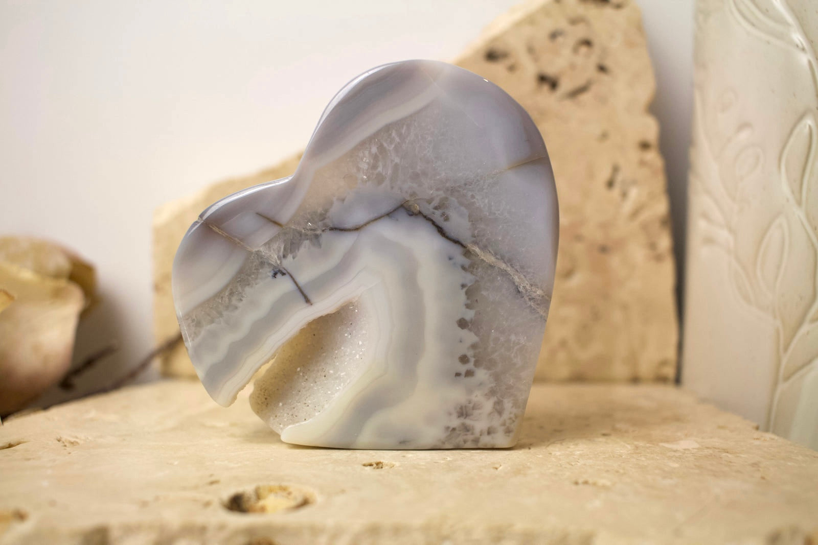 Agate Heart 9cm
