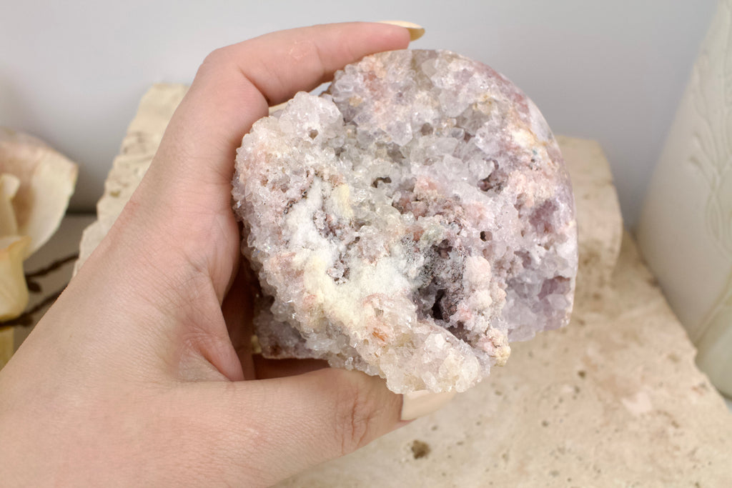 Pink Amethyst Cluster 9cm