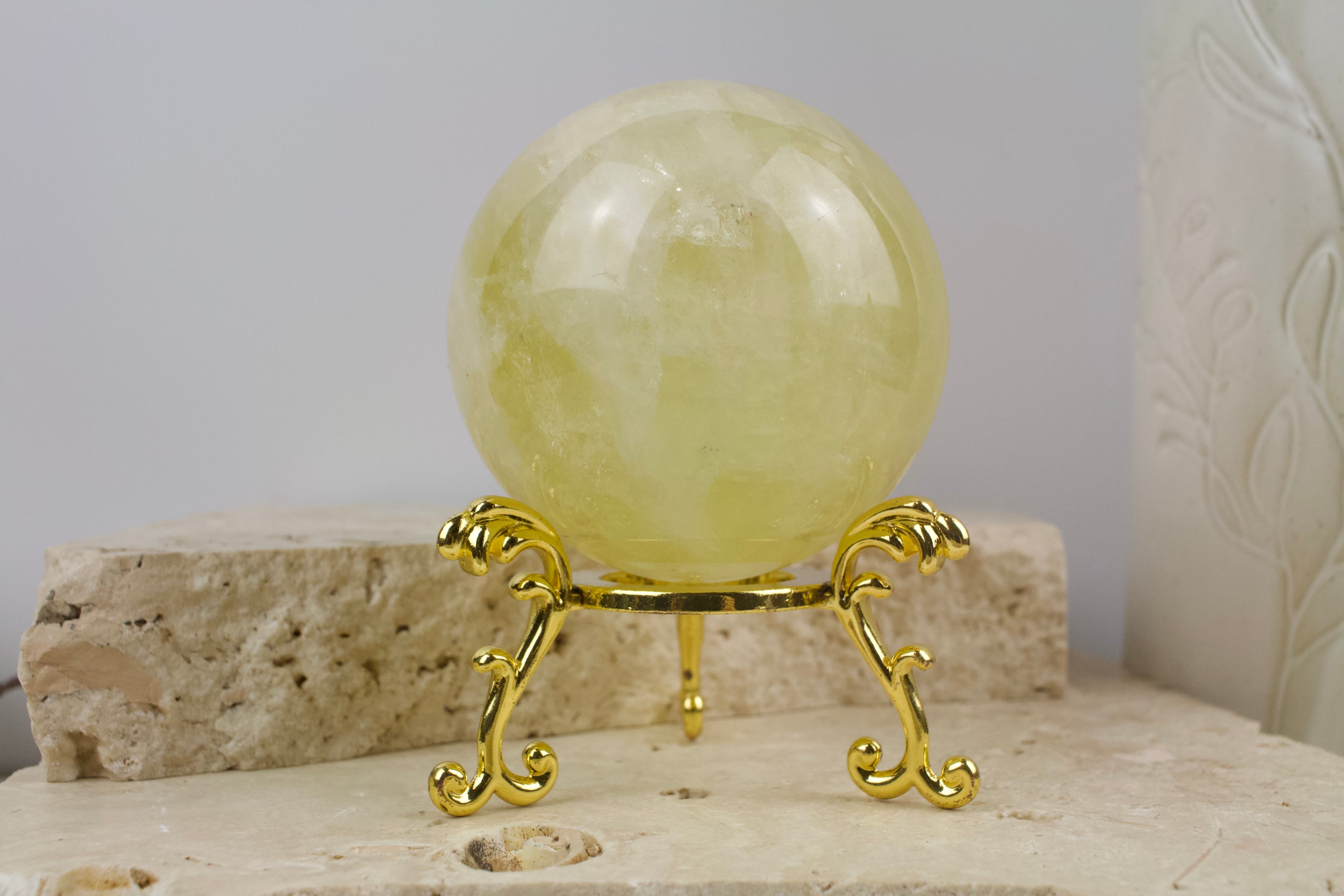 Citrine Sphere 6.7cm