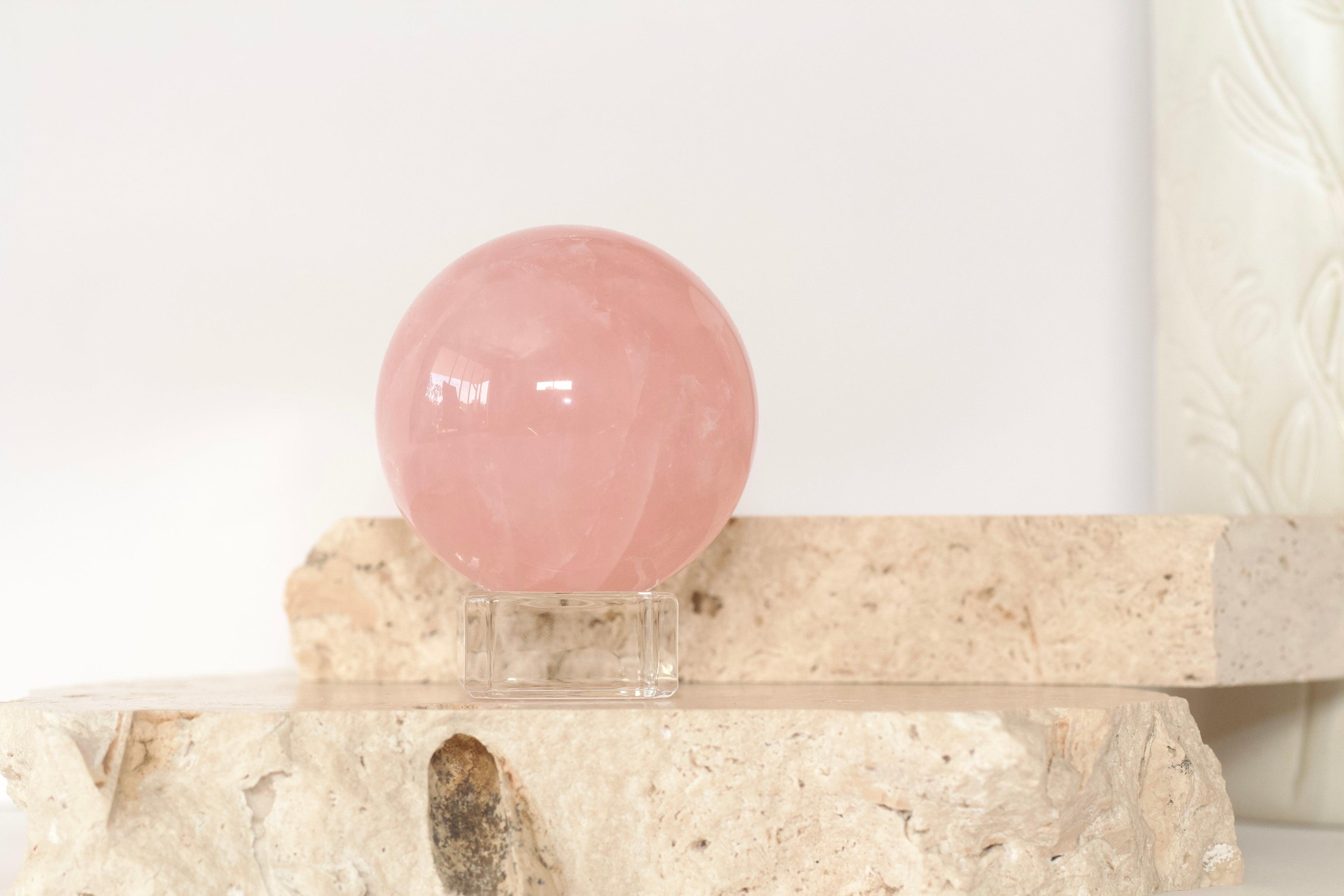 Rose Quartz Sphere 6.4cm