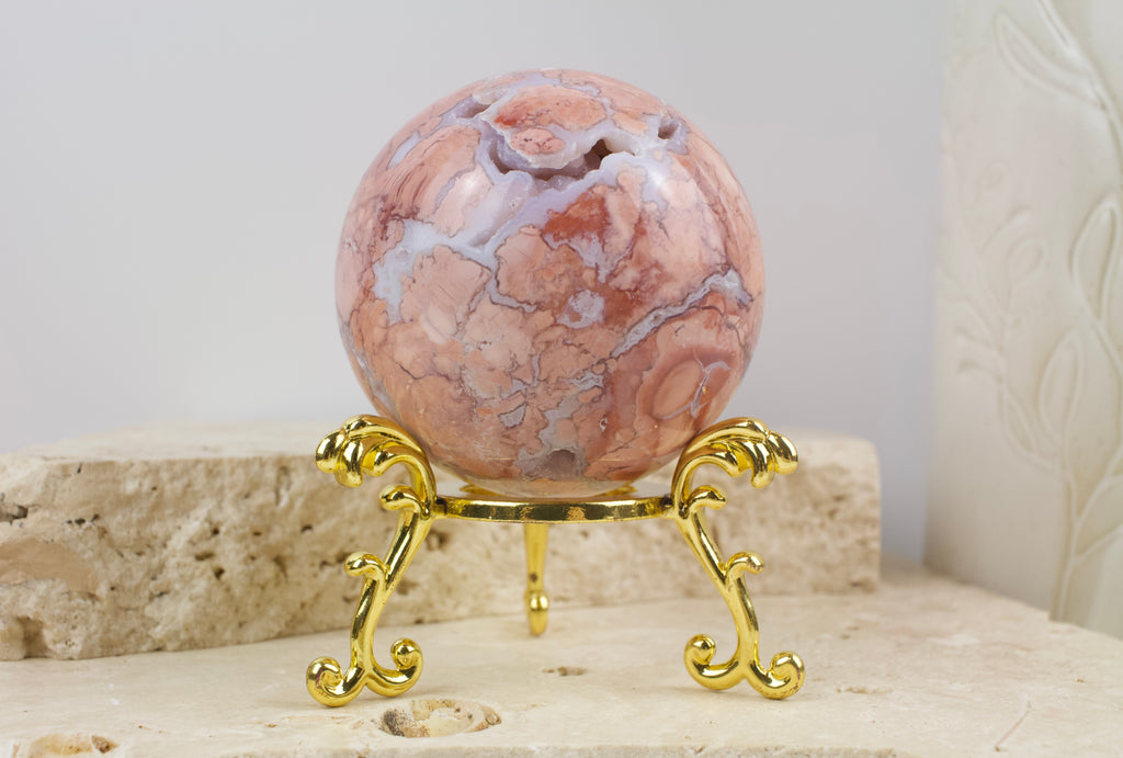 Pink Agate Sphere 6.3cm