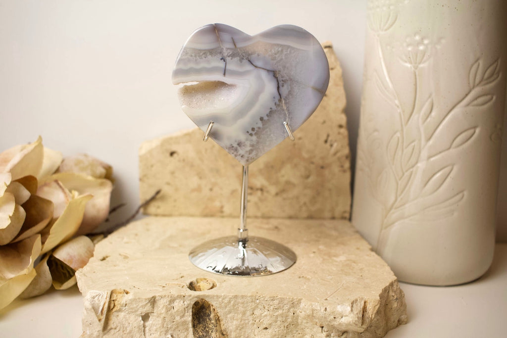Agate Heart 9cm