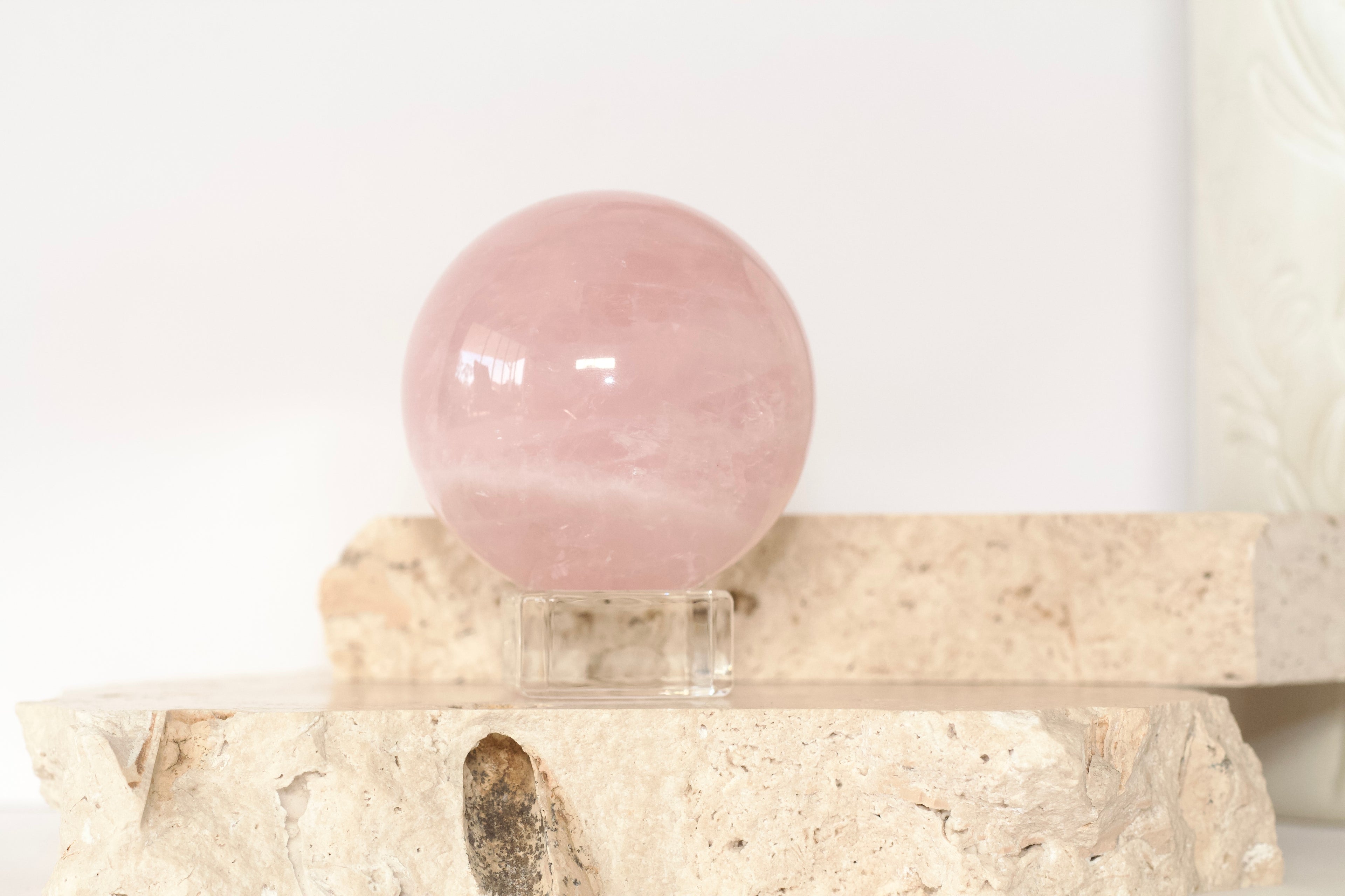 Rose Quartz Sphere 6.9cm
