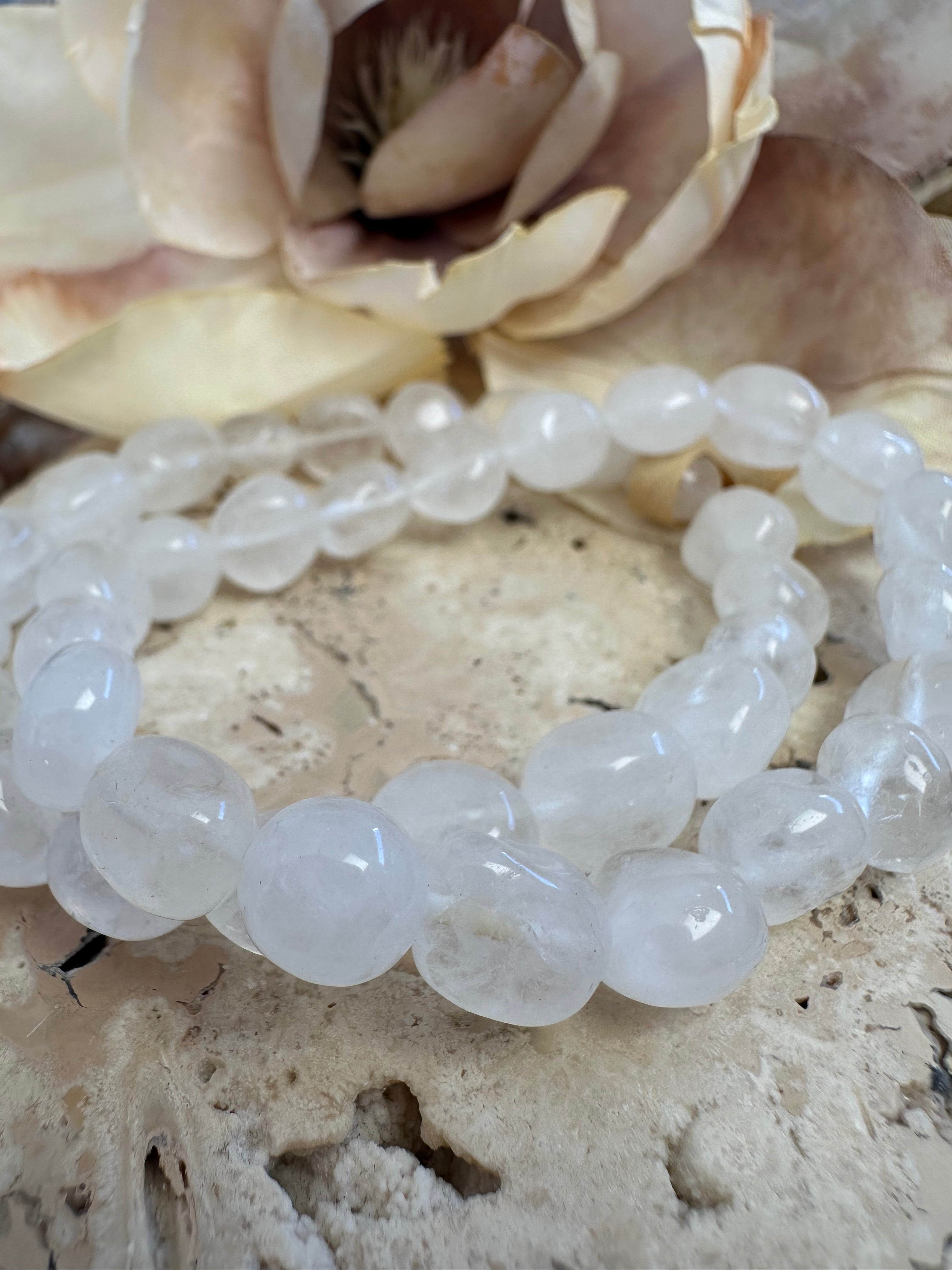 Clear Quartz Polished Stone