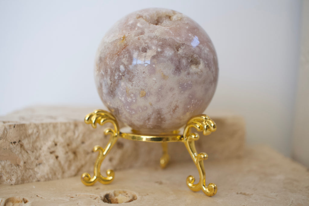 Pink Amethyst Druzy Sphere 6.5cm