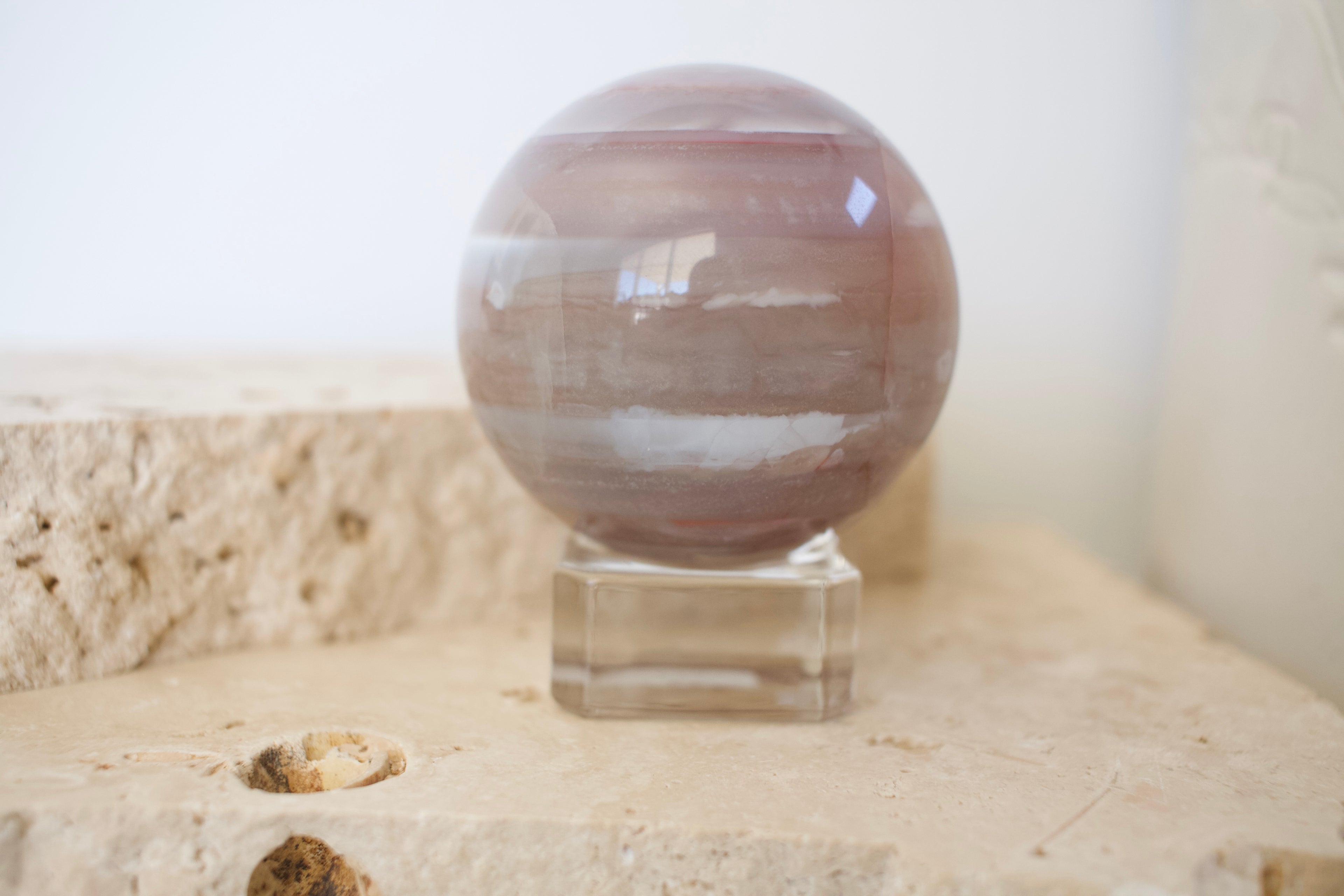 Banded Agate Sphere 5.9cm