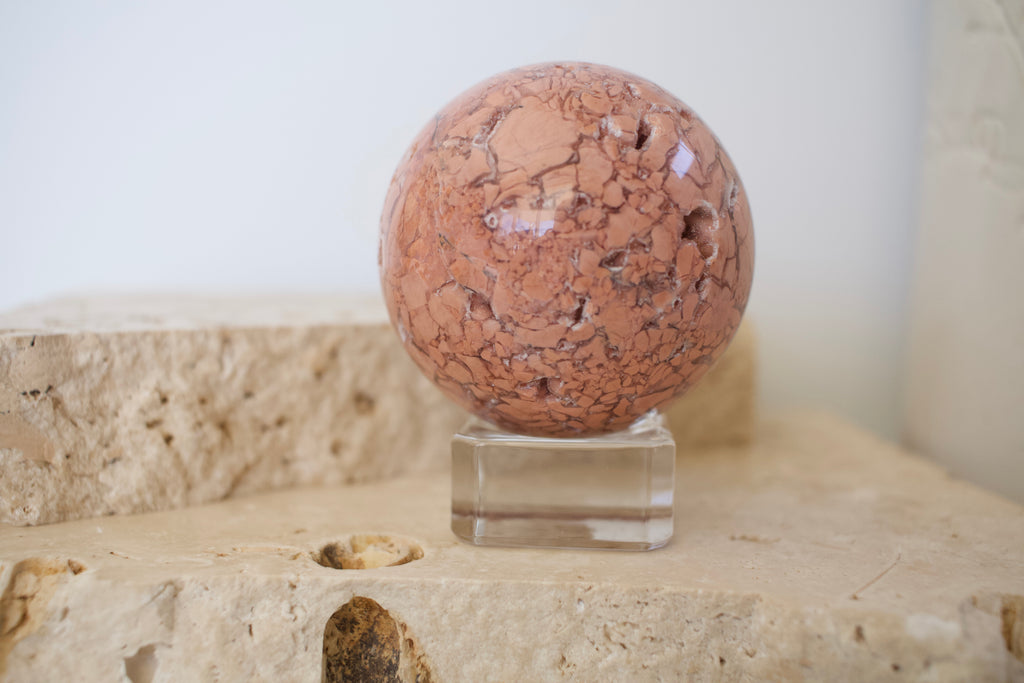 Pink Agate Sphere 6.1cm