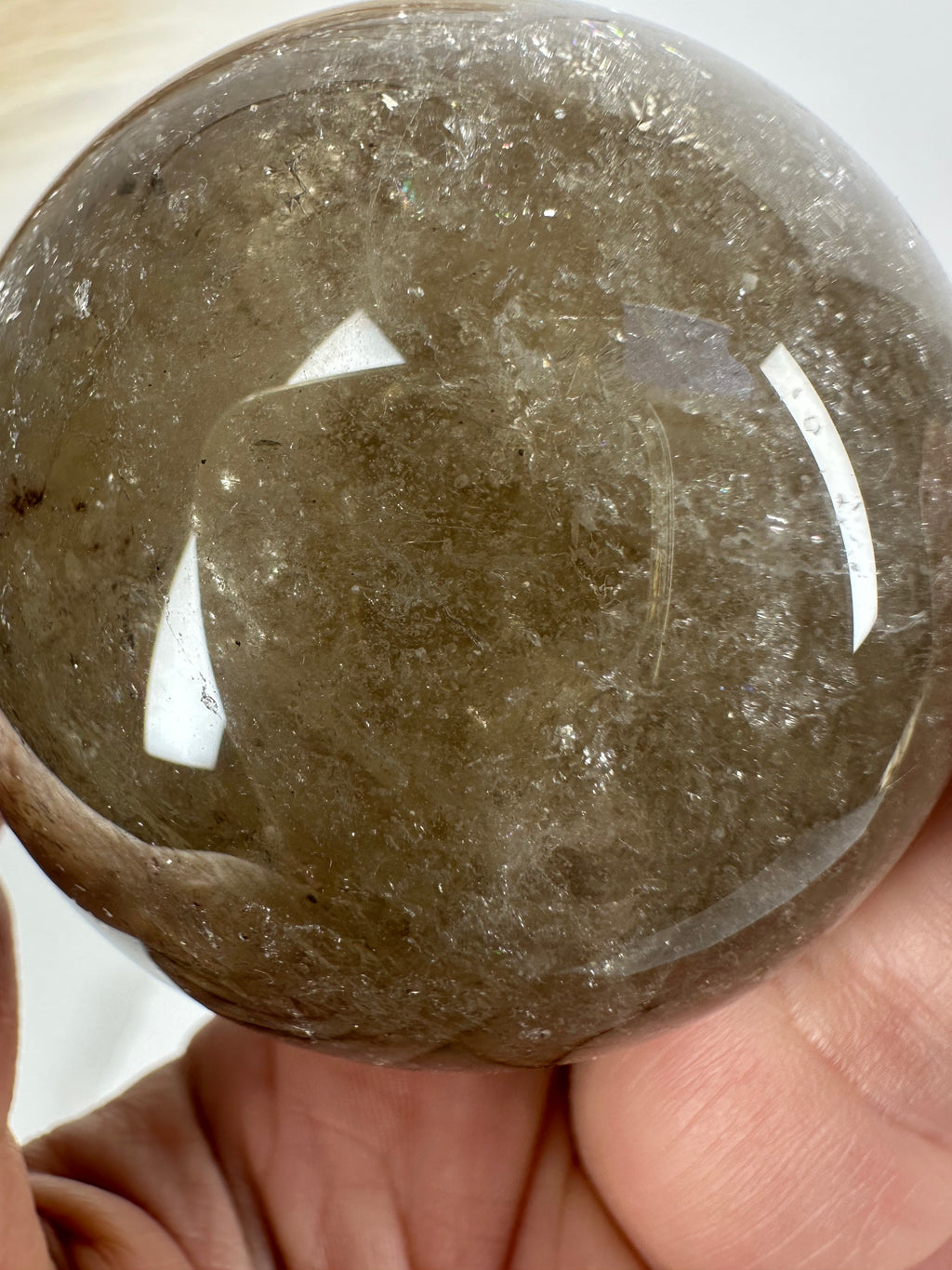Smokey Quartz Spheres ~6cm