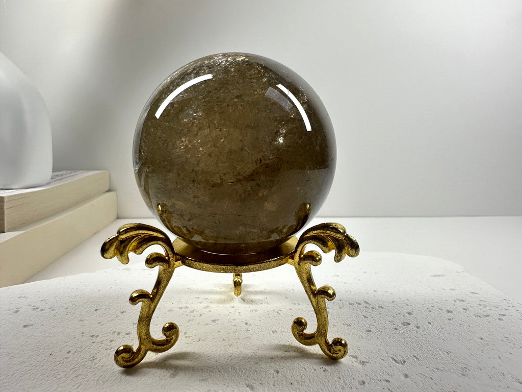 Smokey Quartz Spheres ~6cm