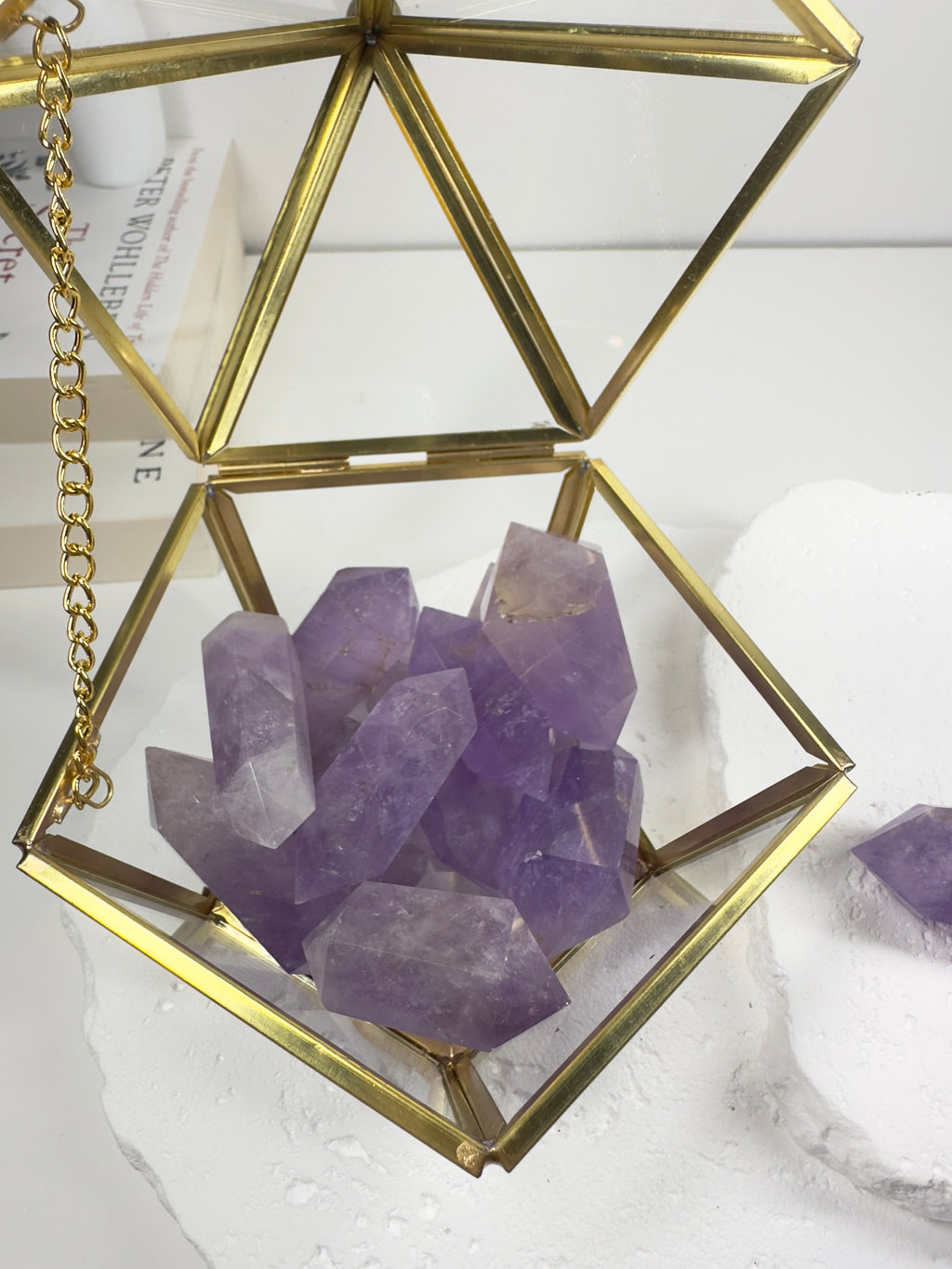 Amethyst Double Terminated Point ~4cm