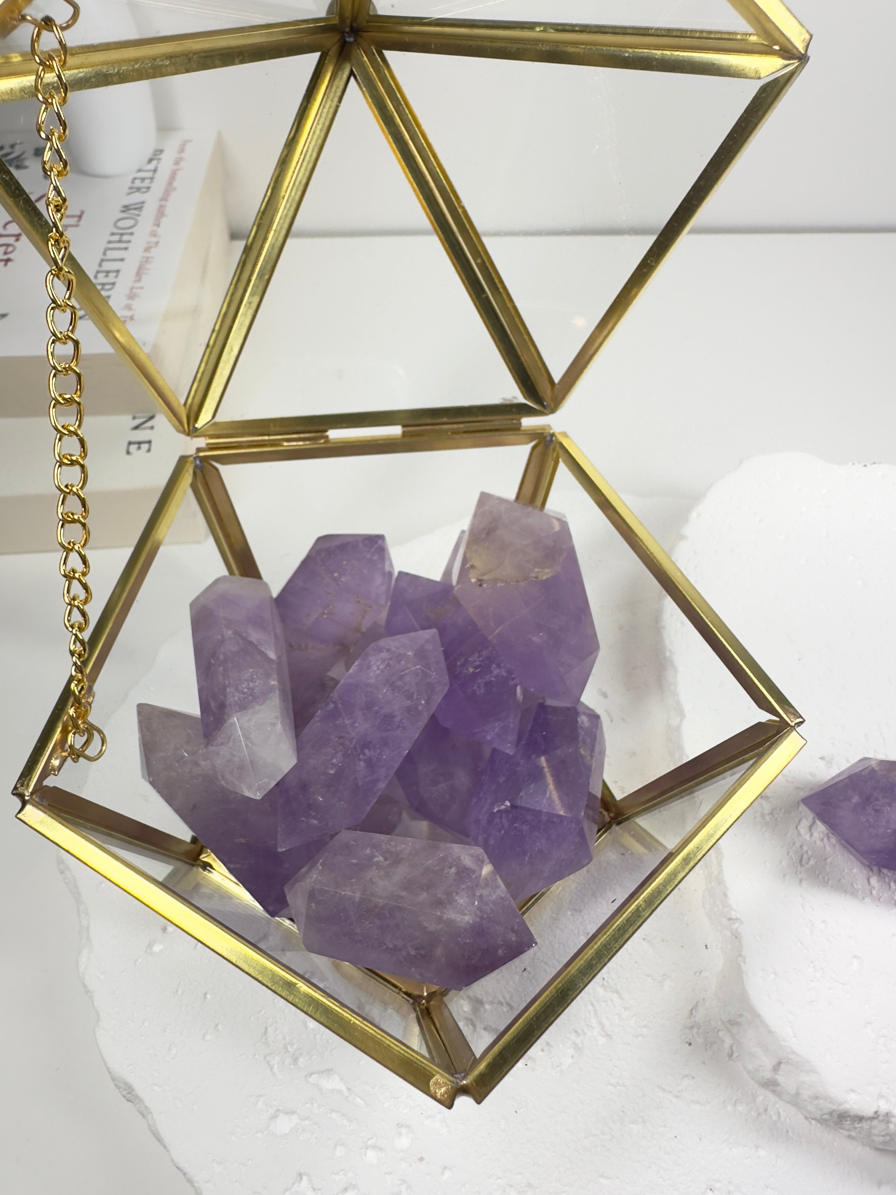 Amethyst Double Terminated Point ~4cm