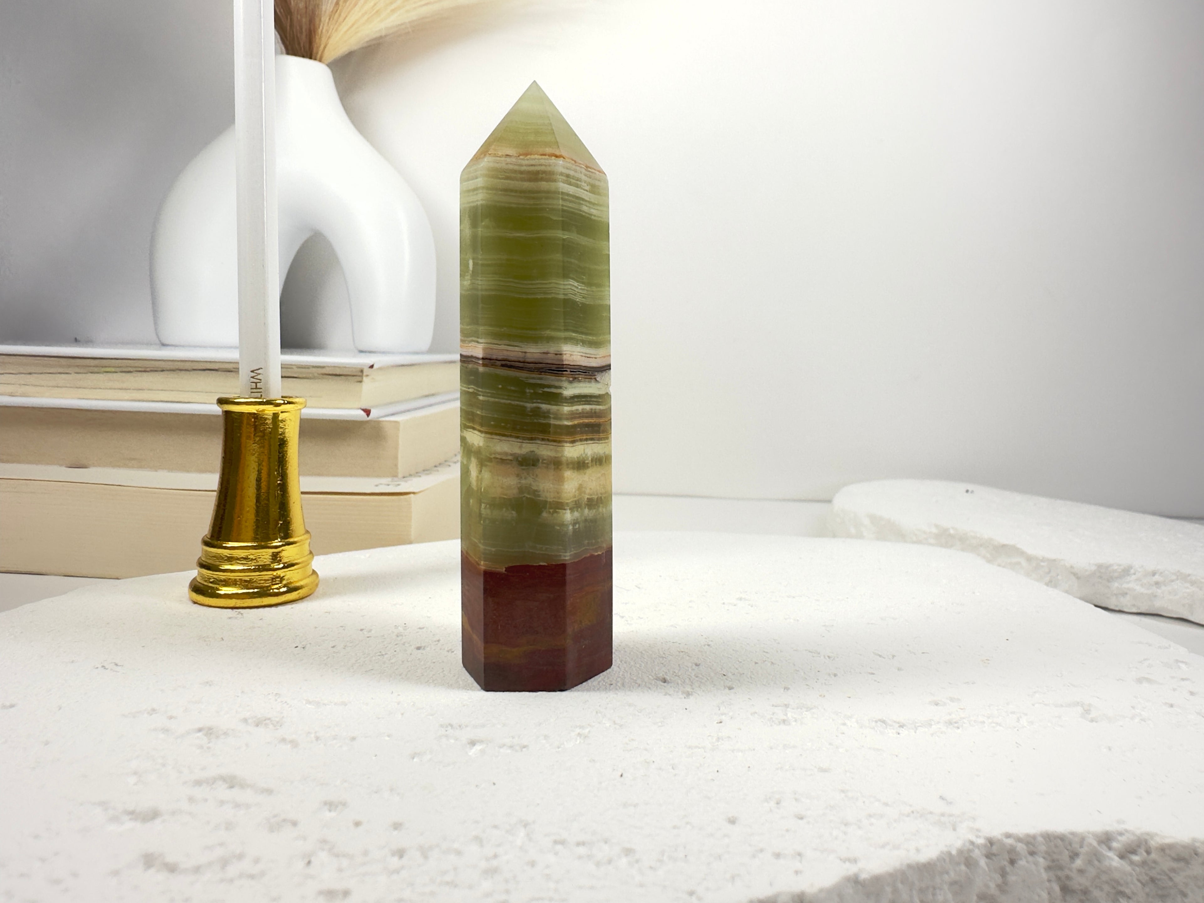 Banded Calcite Towers 9.5cm