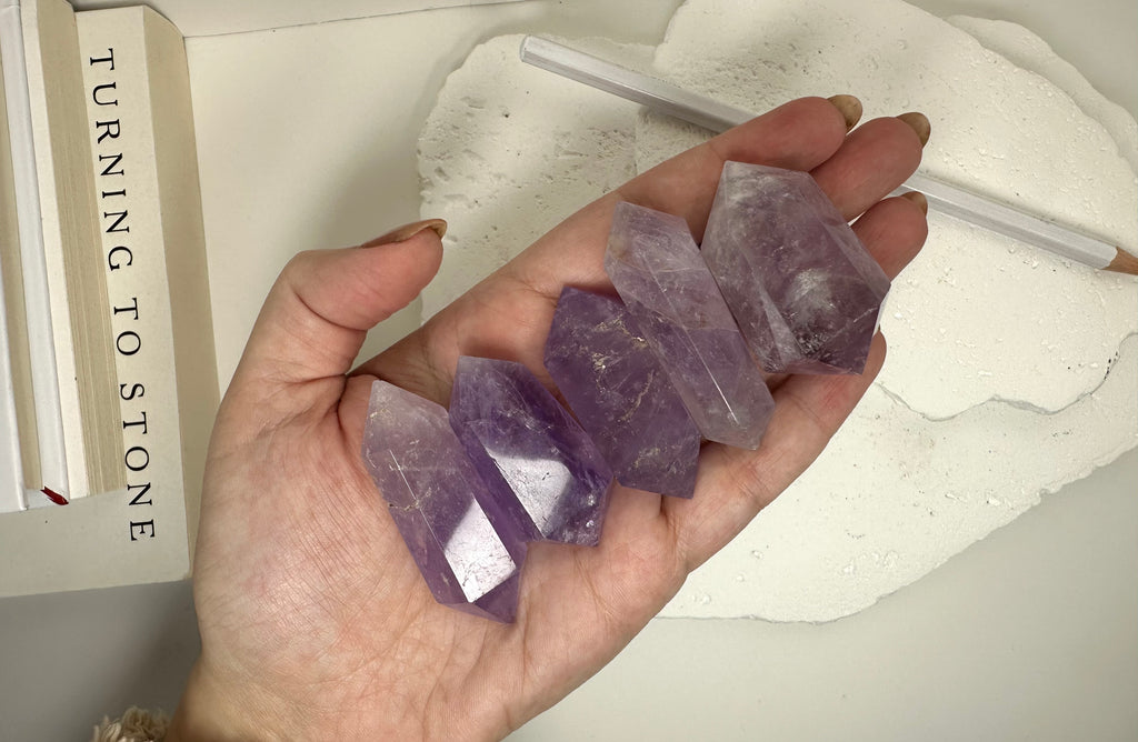 Amethyst Double Terminated Point ~4cm