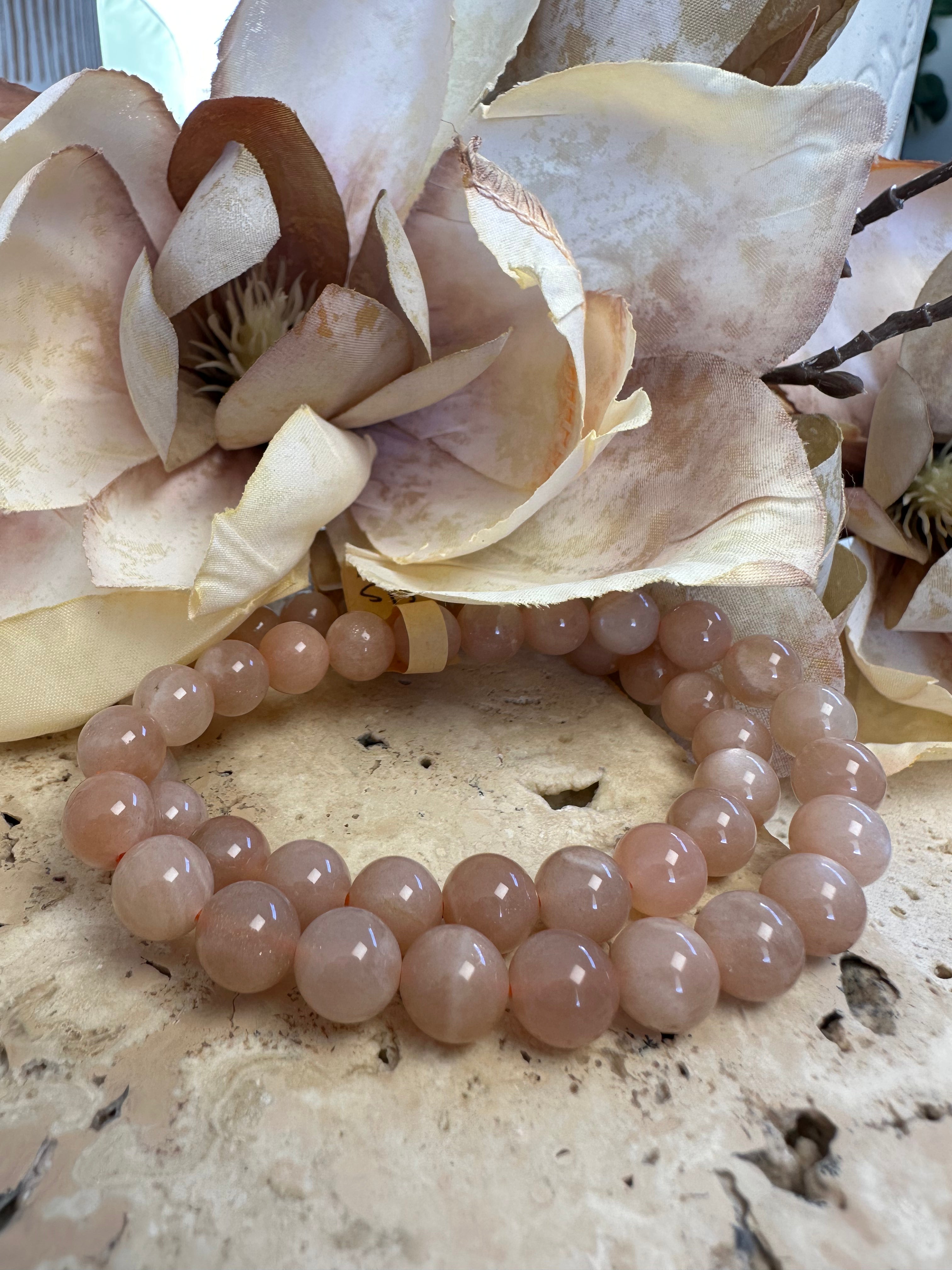 Peach Moonstone 8mm