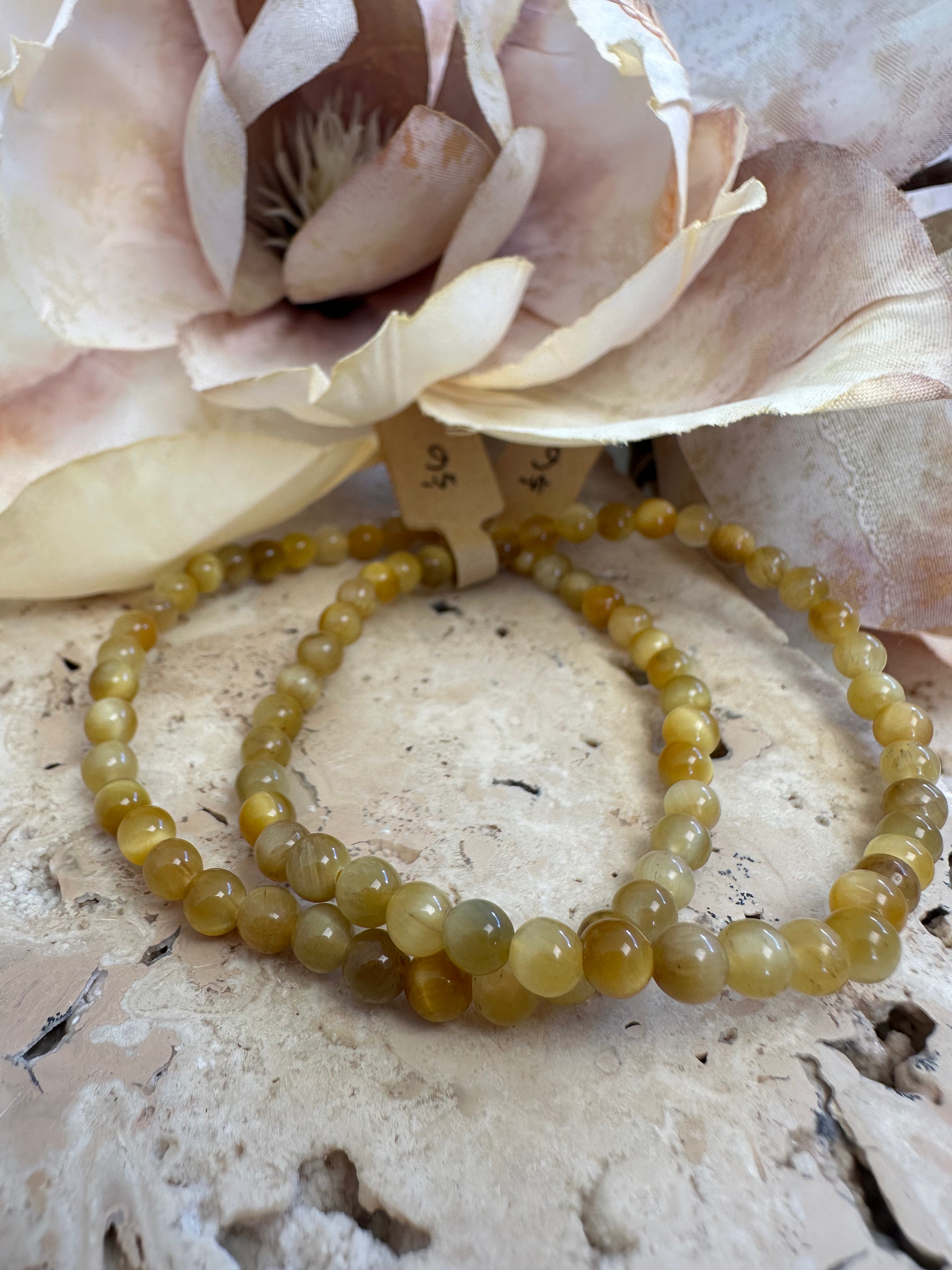 Yellow Jade 4mm