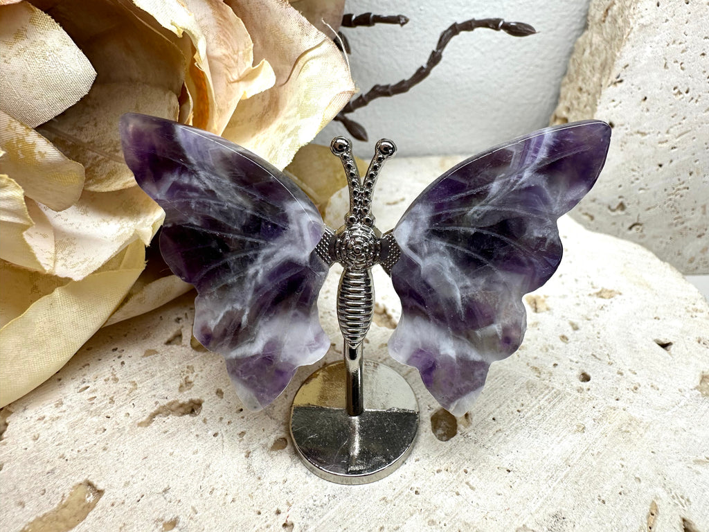 Mini Wings on Stand (multiple materials) 6.5cm